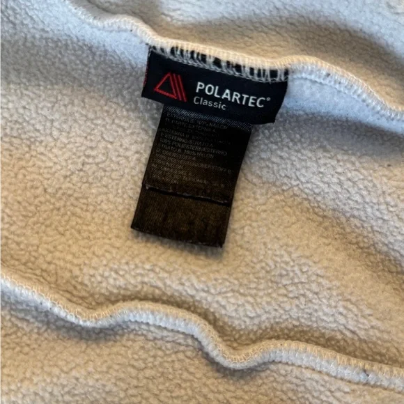 The North Face Black and Cream Hooded Fleece Jacket - Picture 5 of 8